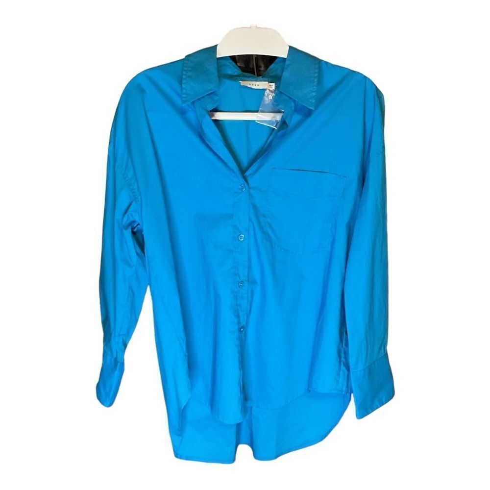 LUSH Oversize Blue Shirt S